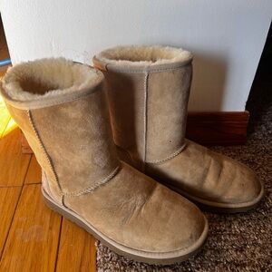 UGG Cream Shearling Boots